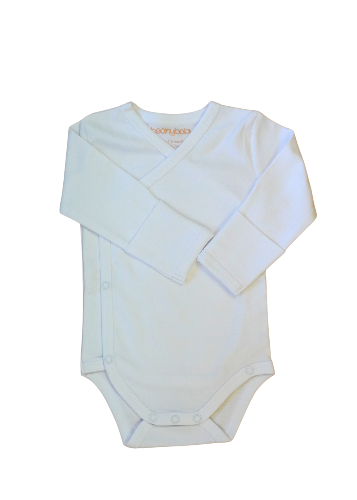 Organic Cotton Kimono Long Sleeve Bodysuit - Main Image