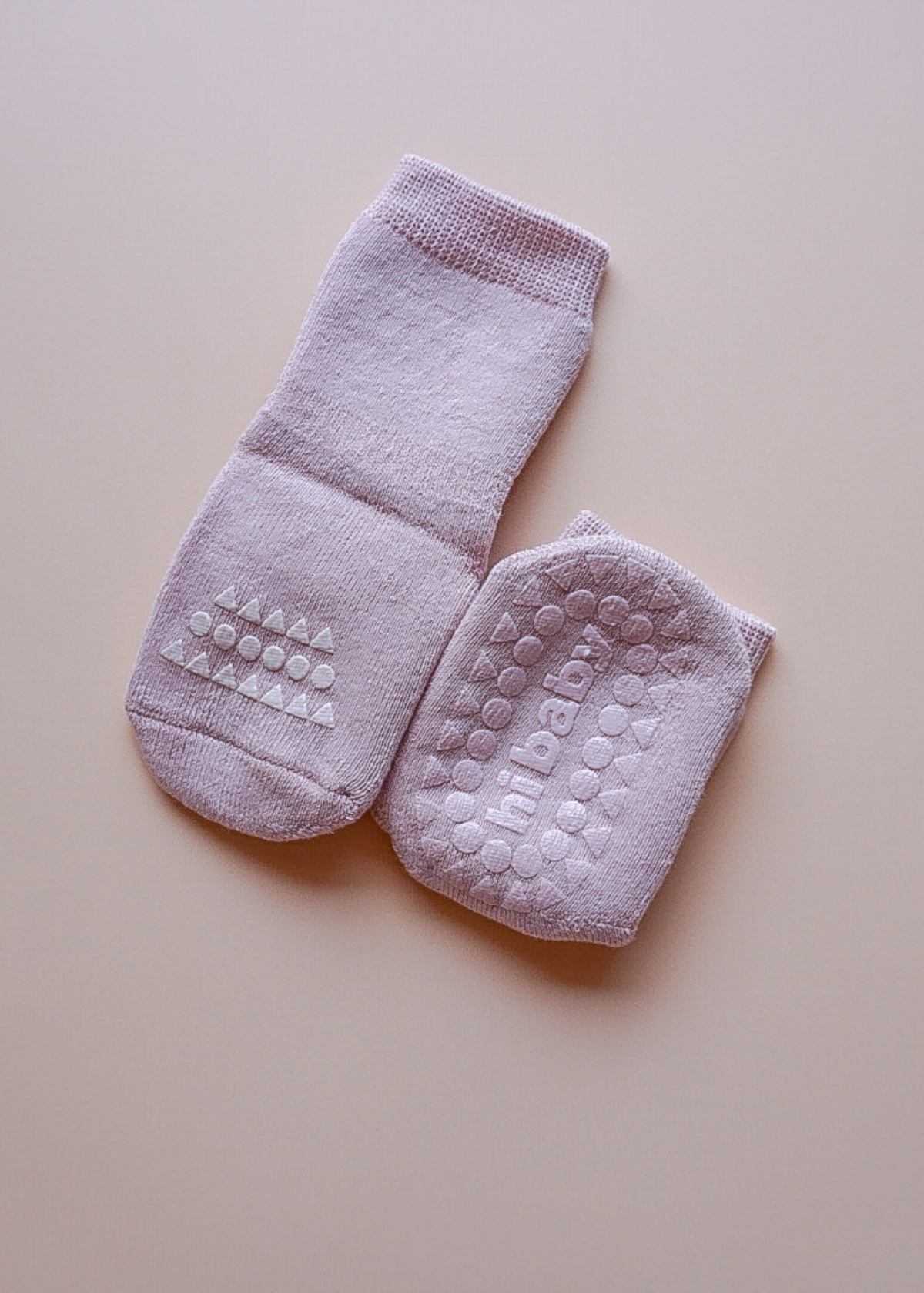 Terry Thick Socks - Blush