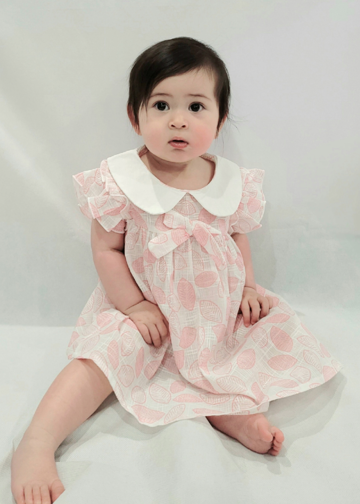 Gia Dress - Rosy Leaf