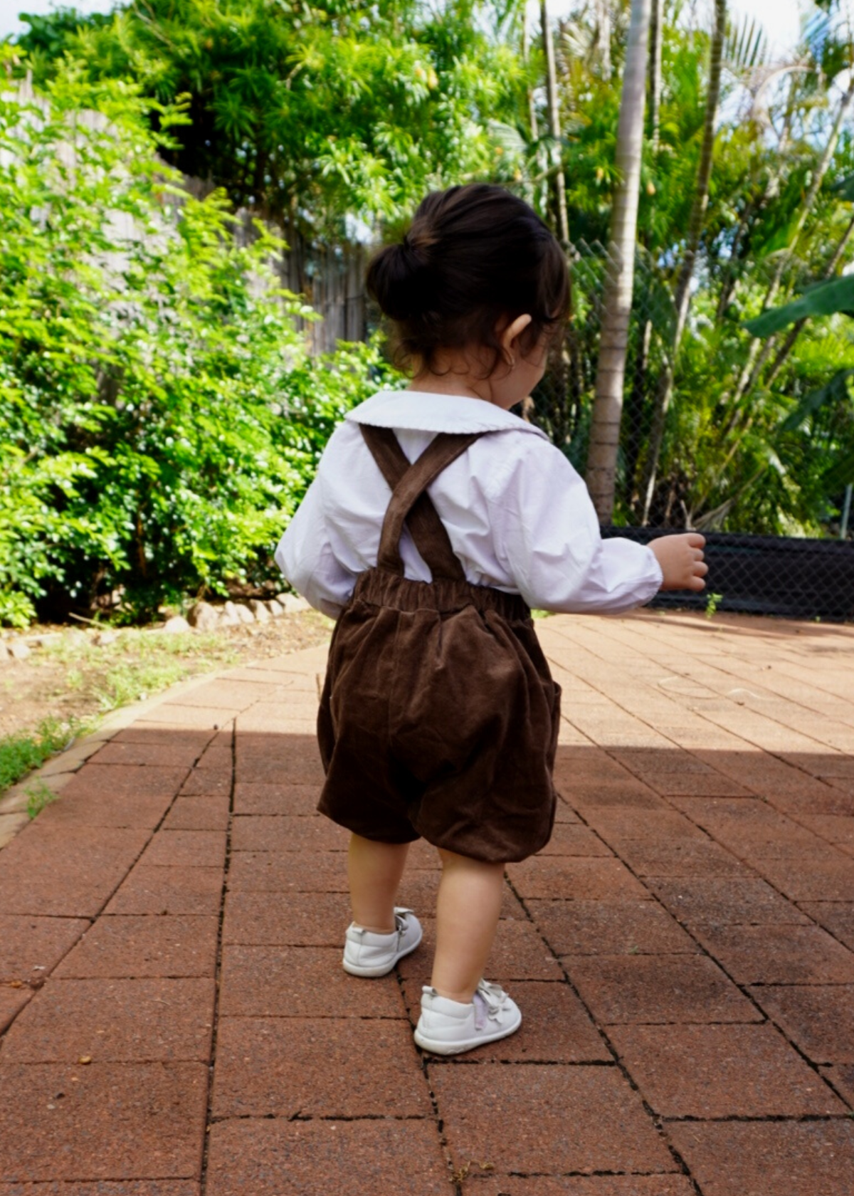 Leon Corduroy Overall Short